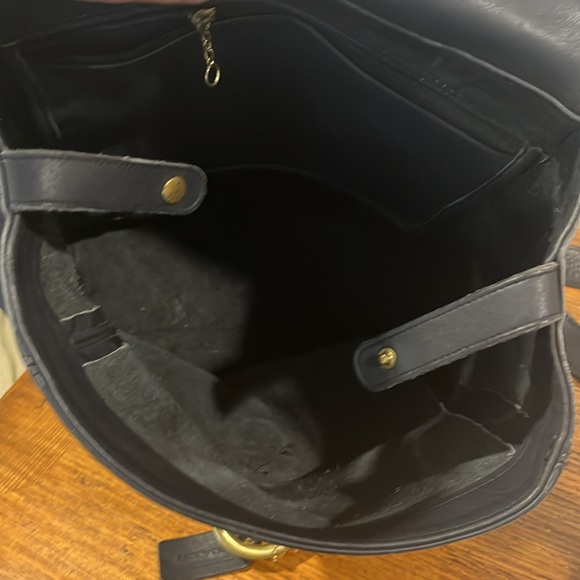 COACH Y2K Vintage Black Large Leather  Backpack - Picture 6 of 11